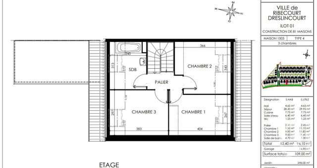 maison à vendre - 4 pièces - 82.4 m2 - RIBECOURT DRESLINCOURT - 60 - PICARDIE - Century 21 Infinity maison à vendre - 4 pièces - 82.4 m2 - RIBECOURT DRESLINCOURT - 60 - PICARDIE - Century 21 Infinity